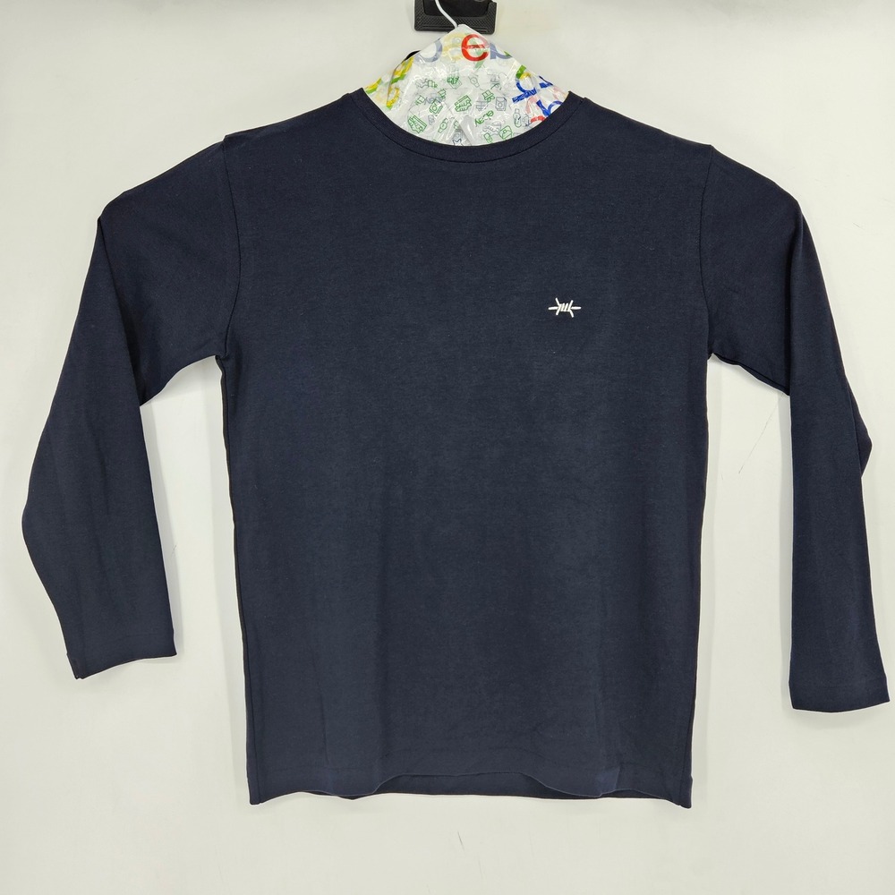 Texas Standard Shirt Mens Small Standard Long Sleeve Tee Pullover Navy Blue‎